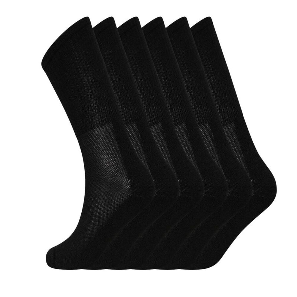 Soxy Mens Socks (Pack of 6) / Black
